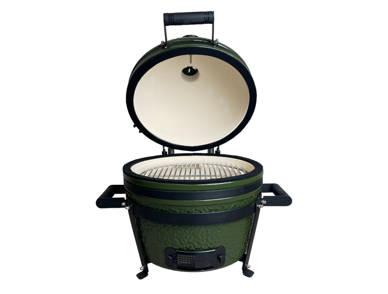 BASTE kamado bbq small - 16 inch - Olijfgroen