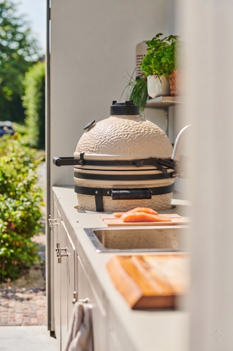 BASTE kamado bbq small - 16 inch - Beige