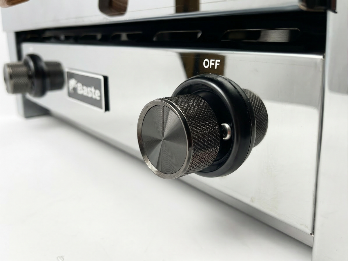 BASTE pizzaoven buiten gas 16 inch - RVS