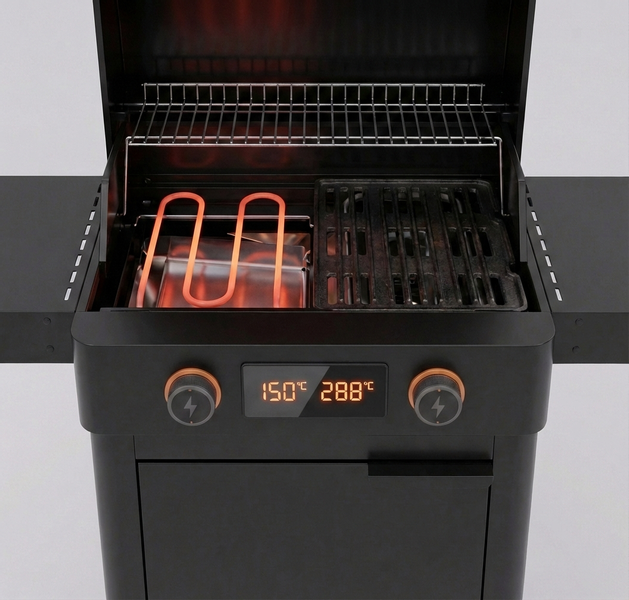 BASTE elektrische bbq - 2300 watt