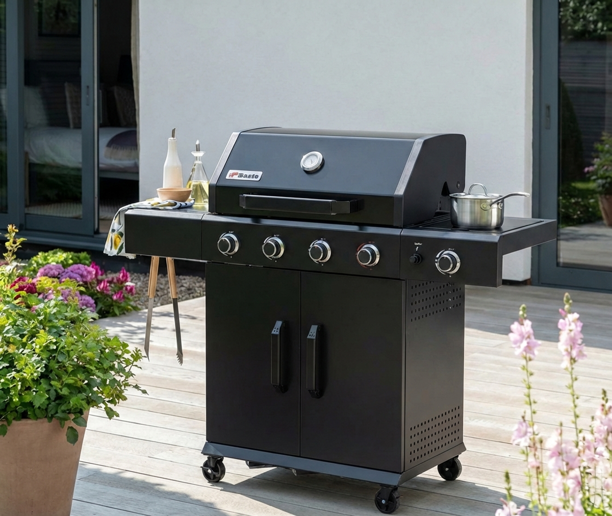 BASTE gas bbq - 5 branders