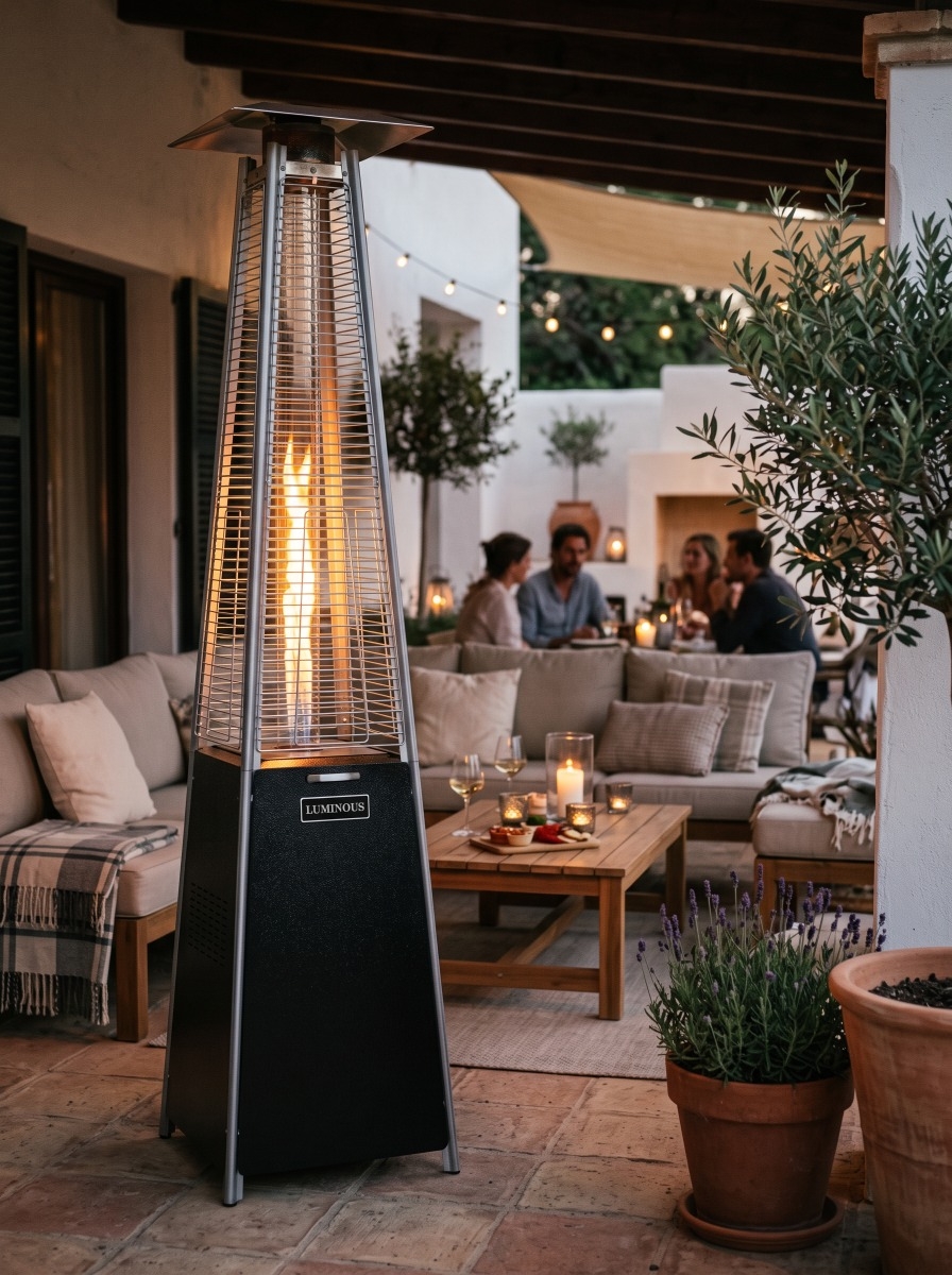 Luminous Tempra Flame gas 9.300 terrasverwarmer