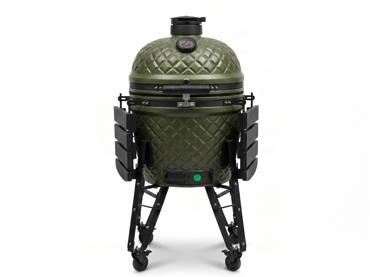 BASTE kamado bbq large - 21 inch - Olijfgroen