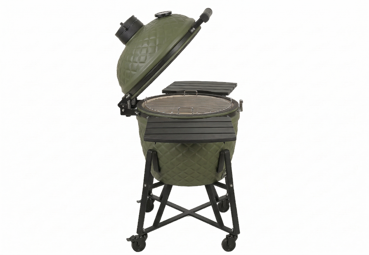 BASTE kamado bbq large - 21 inch - Olijfgroen