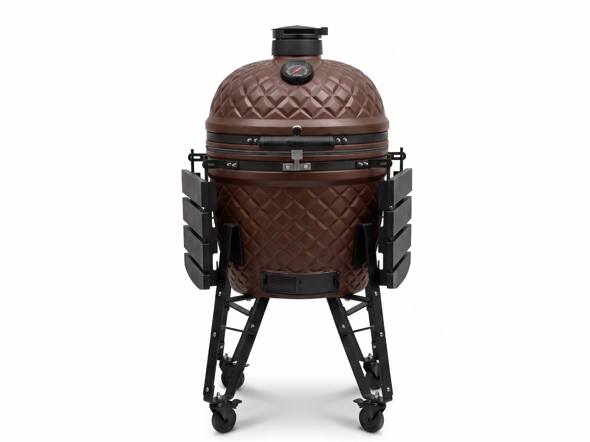 BASTE kamado bbq large - 21 inch - Chocolade bruin