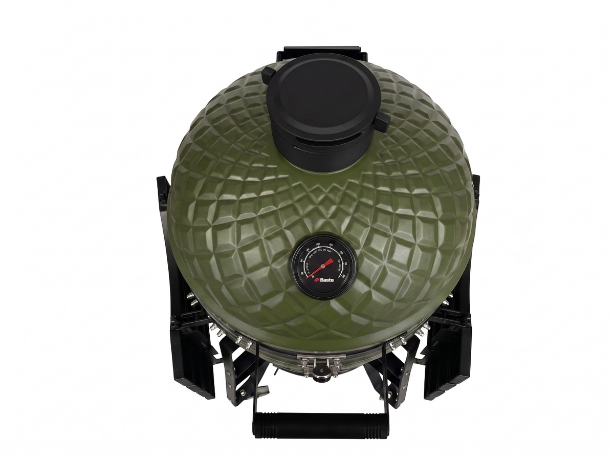 BASTE Kamado bbq XL - 23,5 inch - Olijfgroen