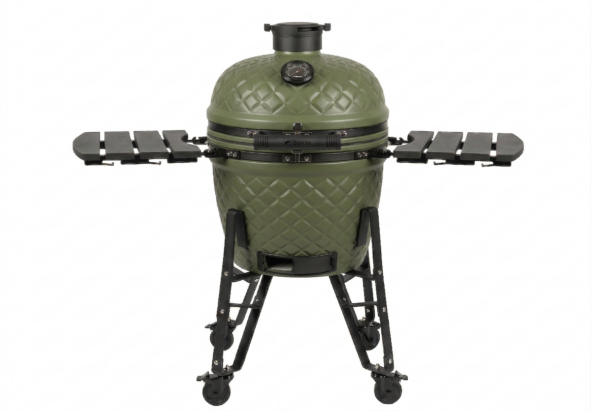 BASTE Kamado bbq XL - 23,5 inch - Olijfgroen