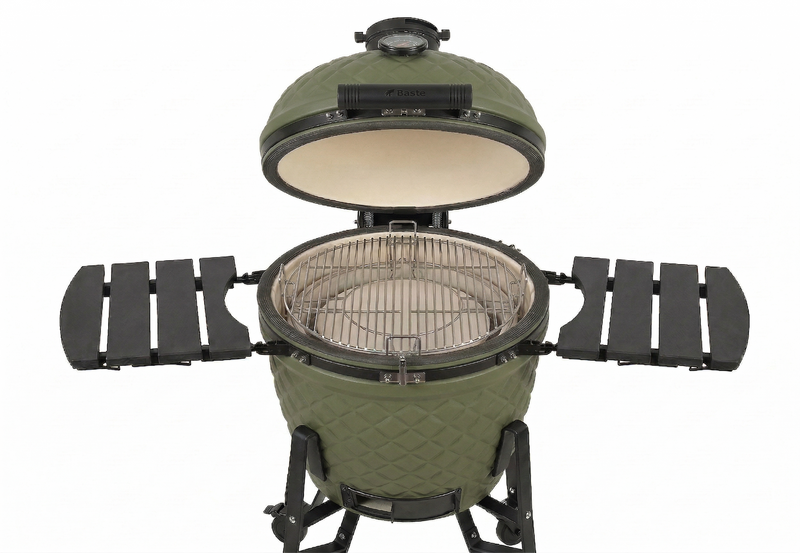 BASTE Kamado bbq XL - 23,5 inch - Olijfgroen