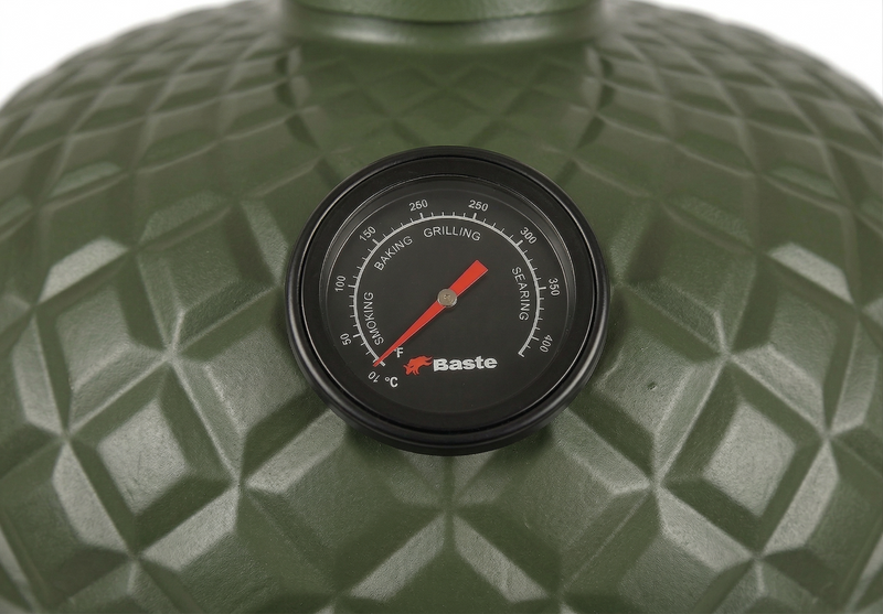 BASTE Kamado bbq XL - 23,5 inch - Olijfgroen