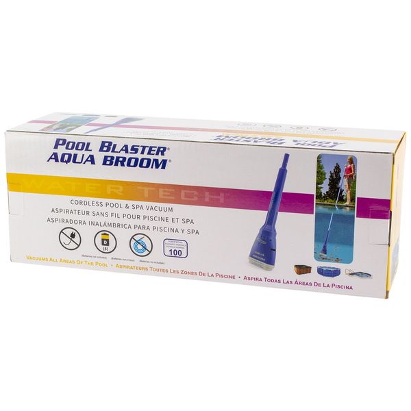 Pool Blaster Aqua Broom ULTRA (met steel) doos.