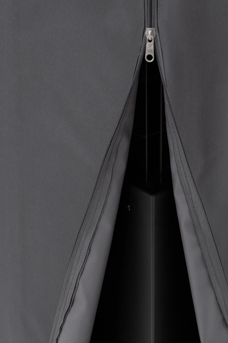 Planika Faro gas terrasverwarmer met beschermhoes - Zwart