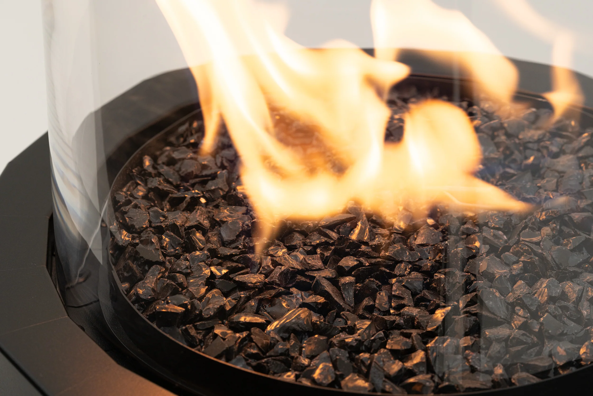 Planika Bino gas terrasverwarmer met beschermhoes - Grijs