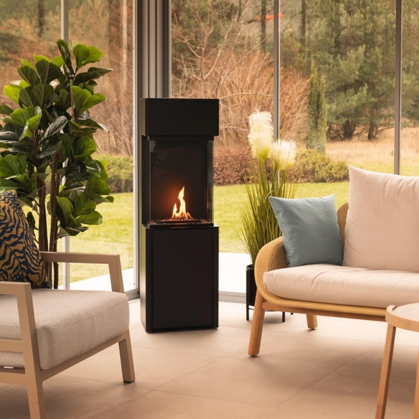 Planika Arcticon bio ethanol haard - Zwart