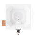 PolarSpa Elite Quattro houtgestookte hottub - 8 personen