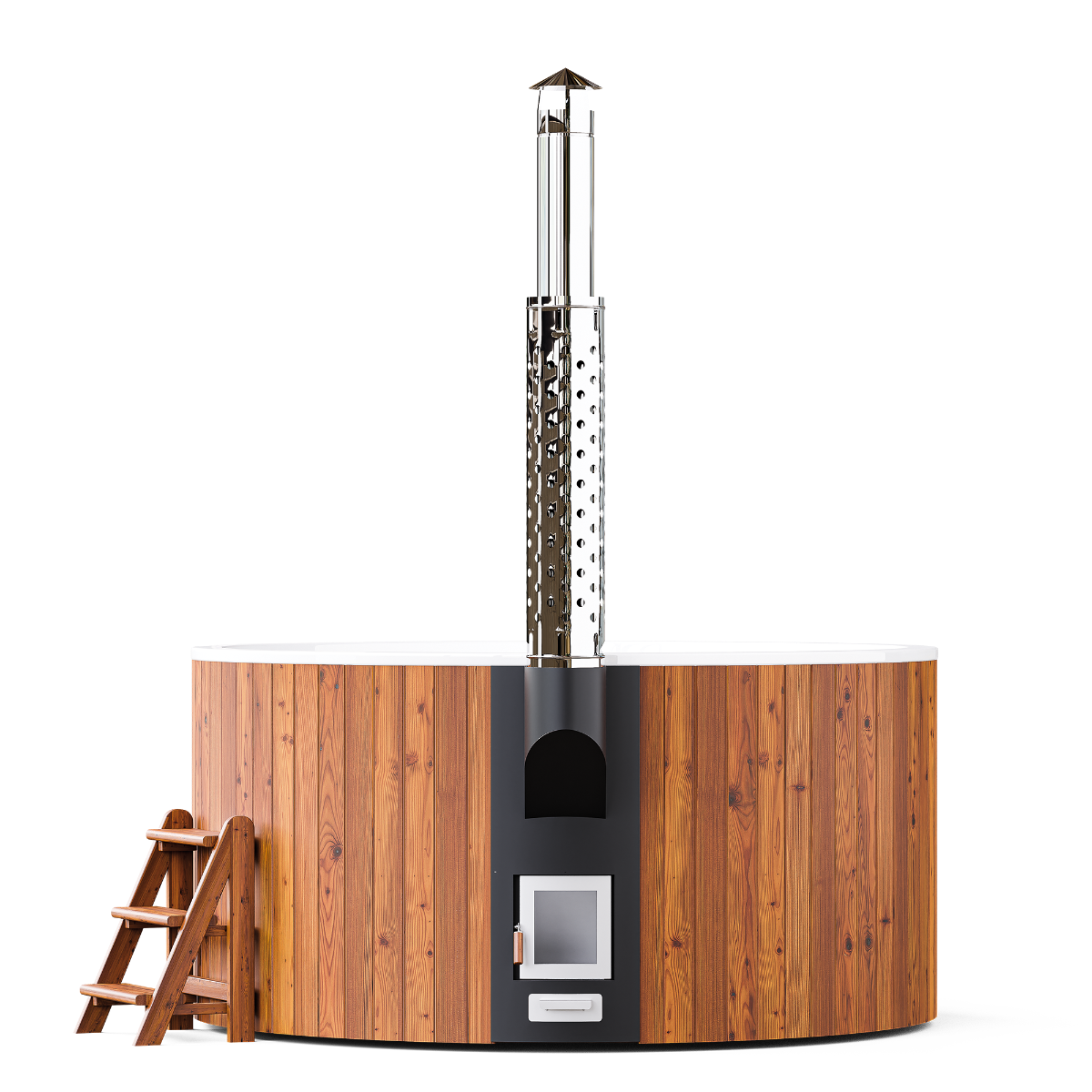 PolarSpa Elite houtgestookte hottub - 8 personen