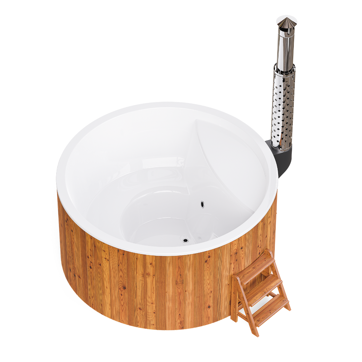 PolarSpa Elite houtgestookte hottub - 8 personen