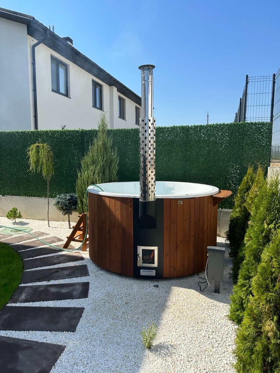 PolarSpa Elite houtgestookte hottub - 8 personen