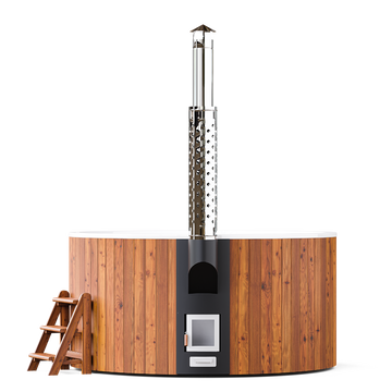 PolarSpa Elite houtgestookte hottub - 8 personen