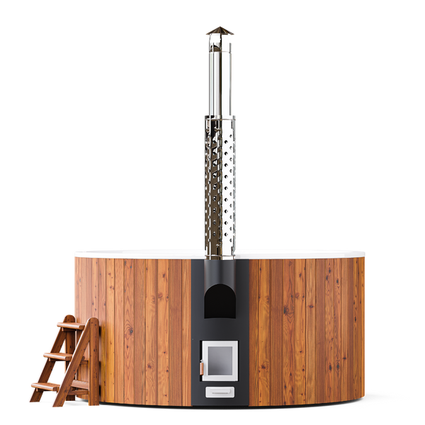 PolarSpa Elite houtgestookte hottub - 8 personen