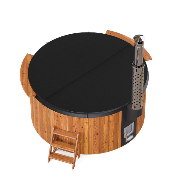 PolarSpa Elite houtgestookte hottub - 8 personen