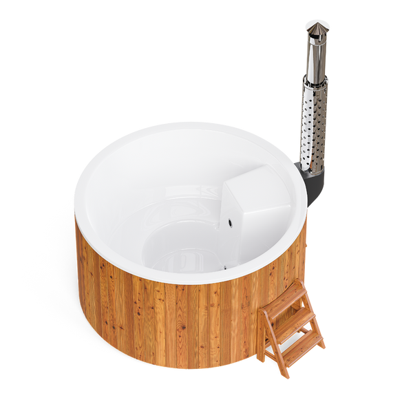 PolarSpa Elite houtgestookte hottub - 6 personen