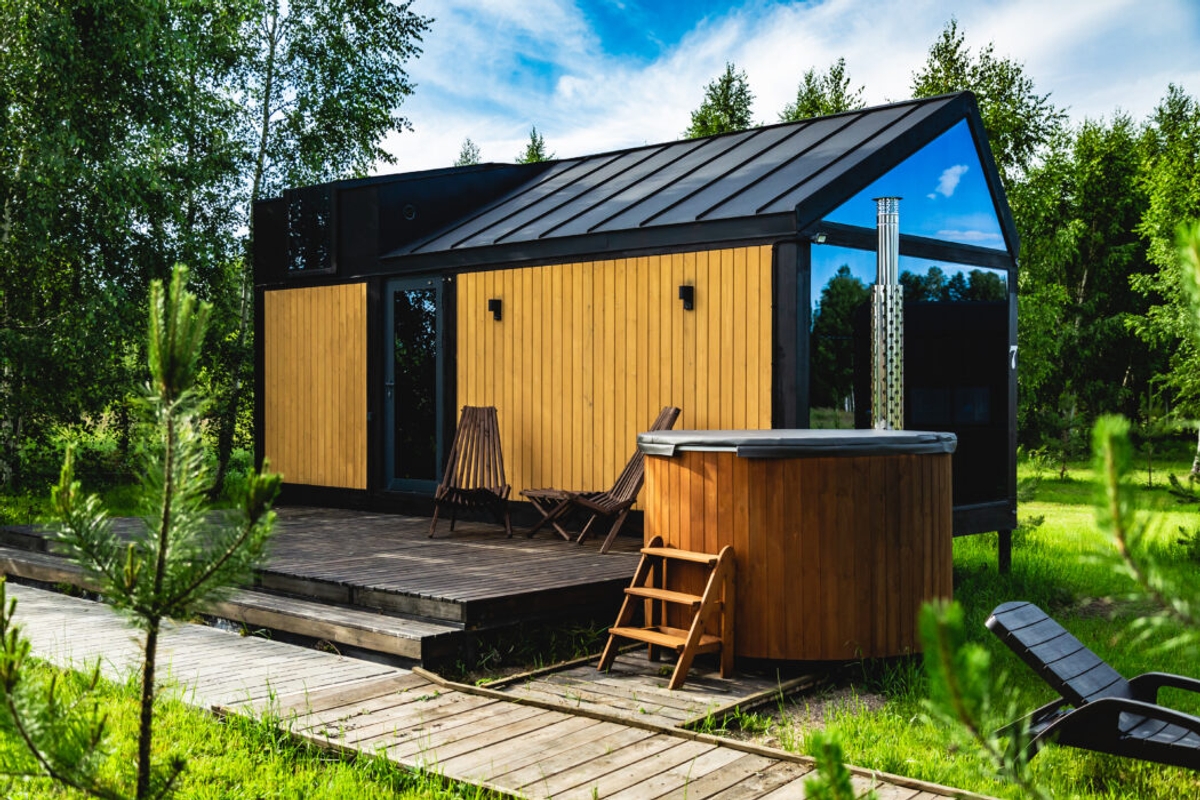 PolarSpa Elite houtgestookte hottub - 4 personen