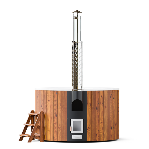 PolarSpa Elite houtgestookte hottub - 4 personen