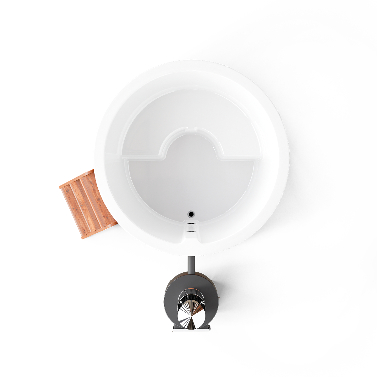 PolarSpa Comfort houtgestookte hottub - 4 personen