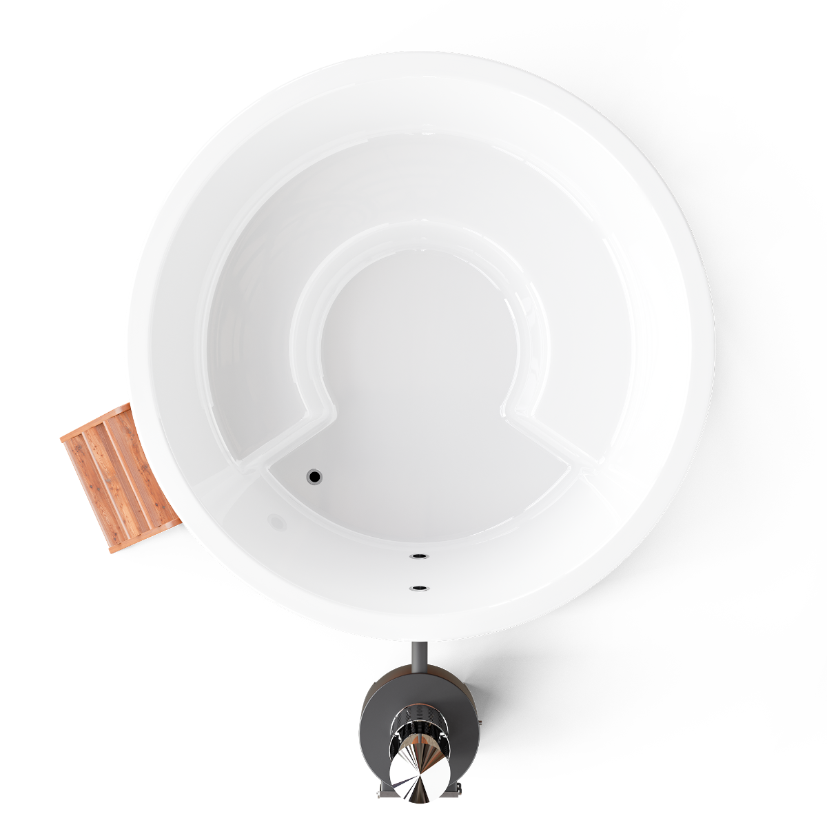 PolarSpa Comfort Family houtgestookte hottub - 8 personen