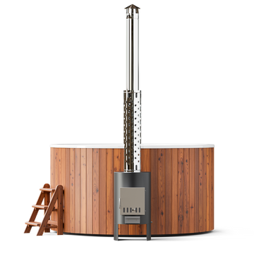 PolarSpa Comfort Family houtgestookte hottub - 8 personen