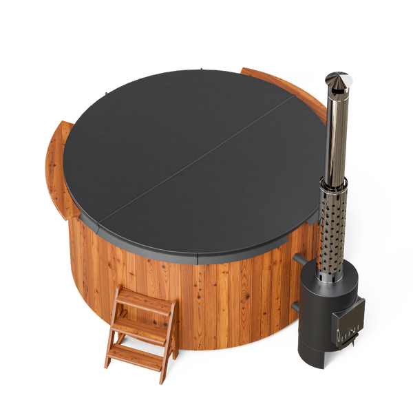 PolarSpa Comfort Family houtgestookte hottub - 8 personen