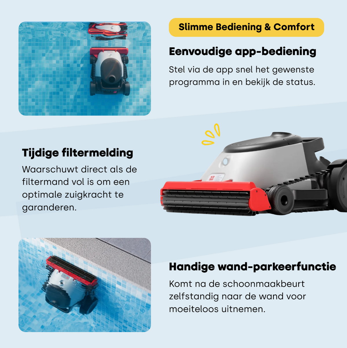 Genkinno Ace 300 zwembadrobot