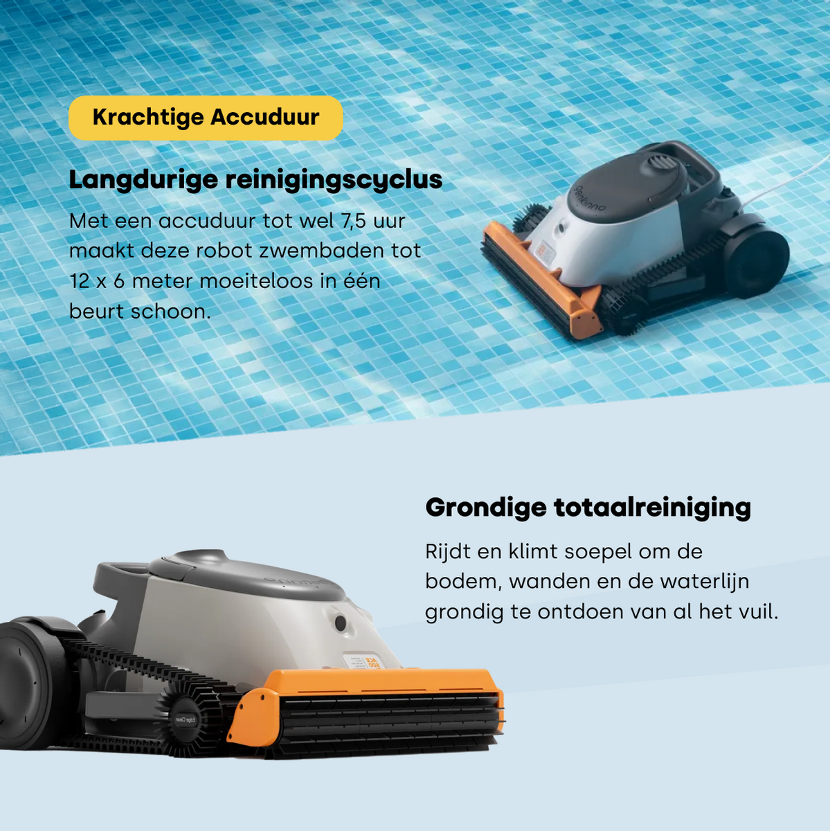 Genkinno Ace 600 Plus zwembadrobot
