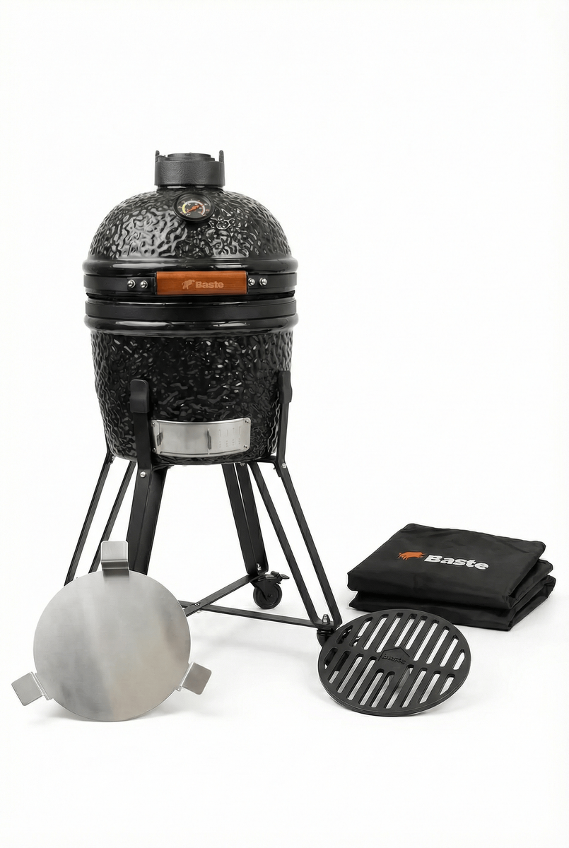 BASTE 13 inch kamado bbq Ultimate Pack - Zwart