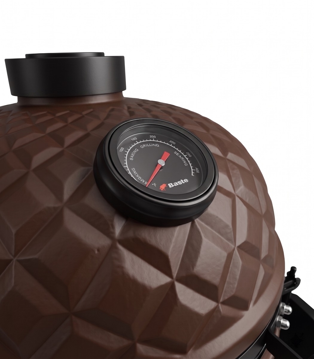BASTE Kamado bbq XL - 23,5 inch - Chocolade bruin