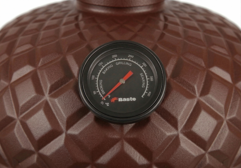 BASTE Kamado bbq XL - 23,5 inch - Chocolade bruin