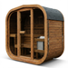 Thermowood elektrische cube sauna - 3 personen voorgemonteerd