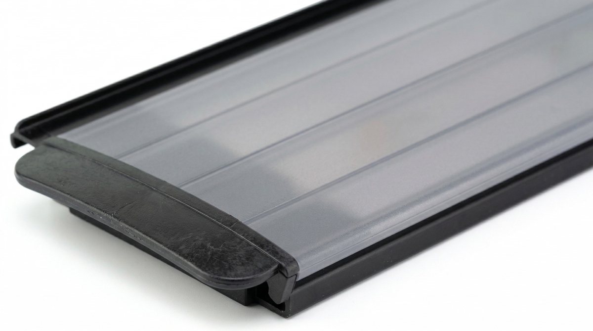 AQS Polycarbonaat zwembad lamellen- per m2 - Zilver