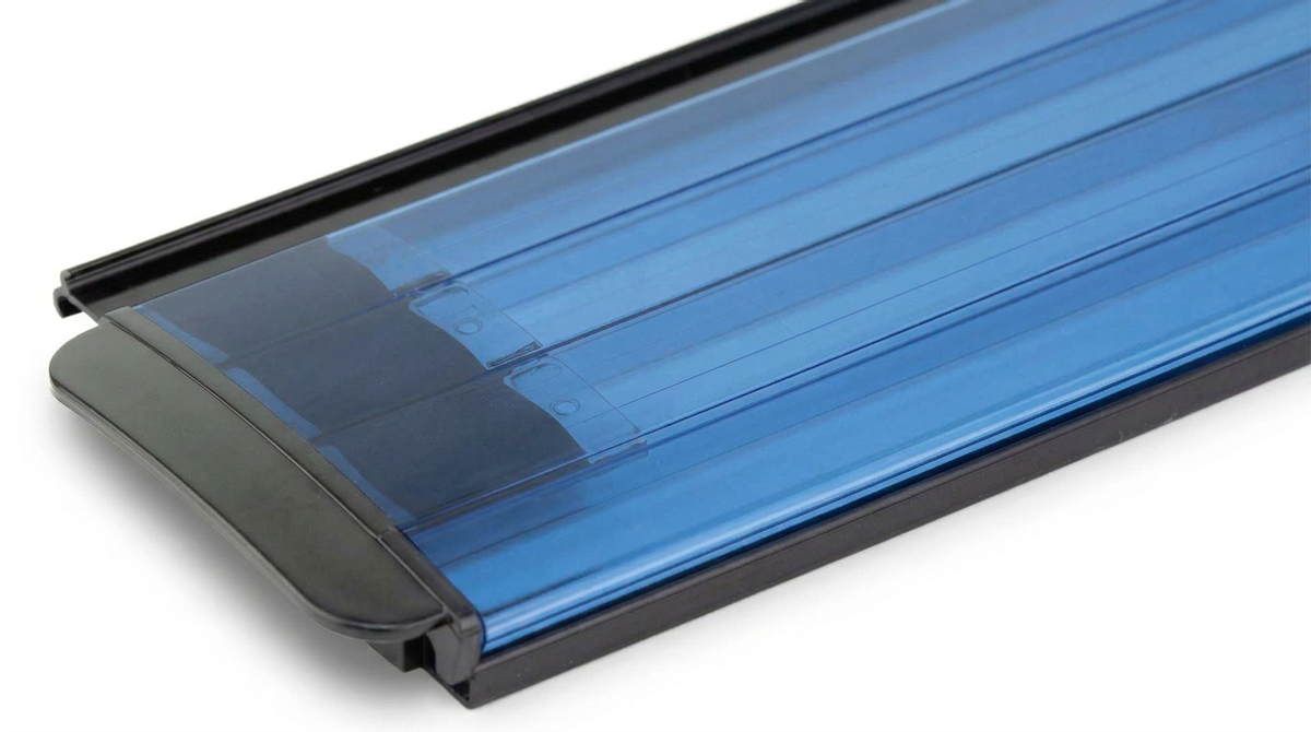 AQS Polycarbonaat zwembad lamellen- per m2 - Blauw