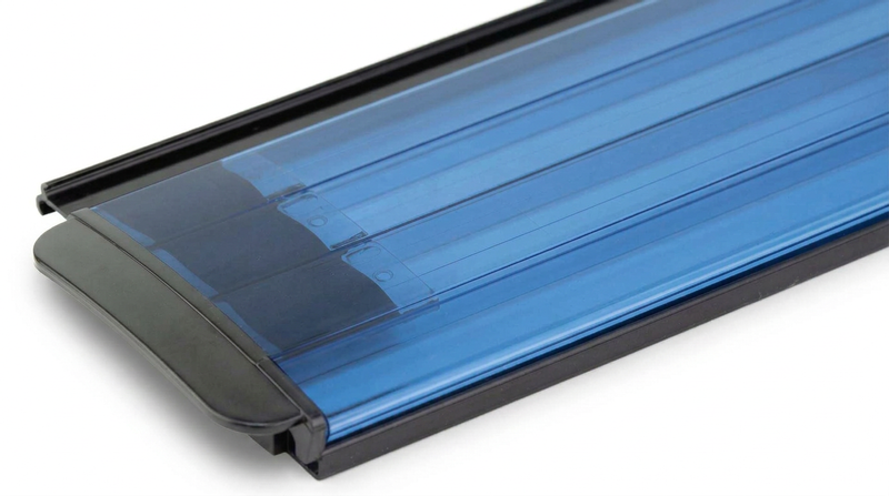 AQS Polycarbonaat zwembad lamellen- per m2 - Blauw