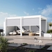 Orion windscherm 400 cm  - Wit