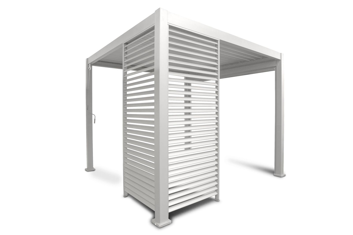 Orion schutterpaneel vast horizontaal 300 cm - Wit