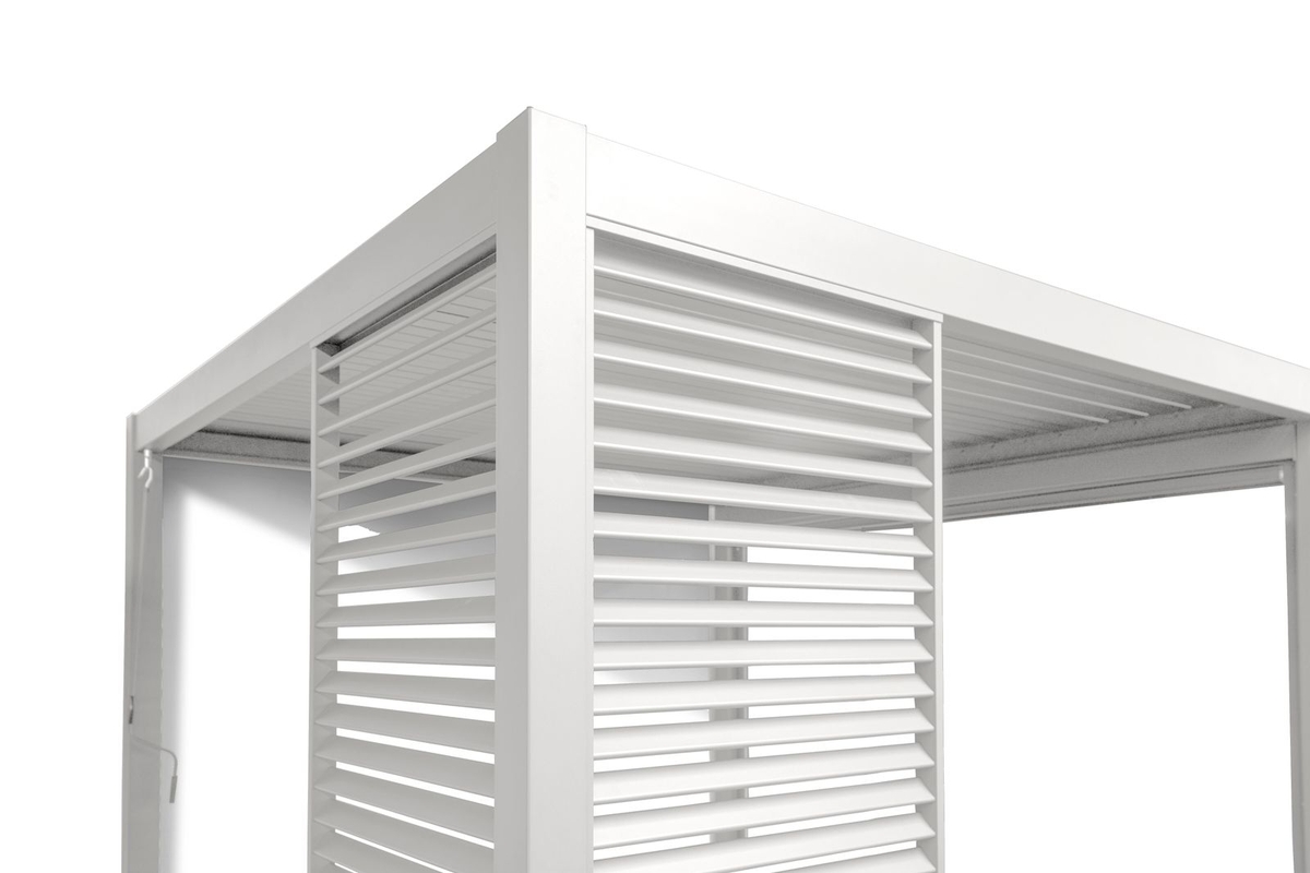 Orion schutterpaneel vast horizontaal 300 cm - Wit
