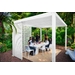 Orion schutterpaneel vast horizontaal 300 cm - Wit