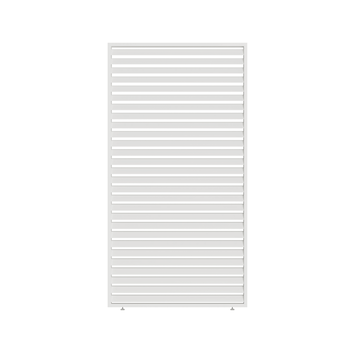Orion schutterpaneel vast horizontaal 360 cm - Wit