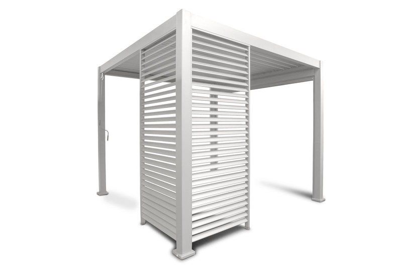 Orion schutterpaneel vast horizontaal 360 cm - Wit