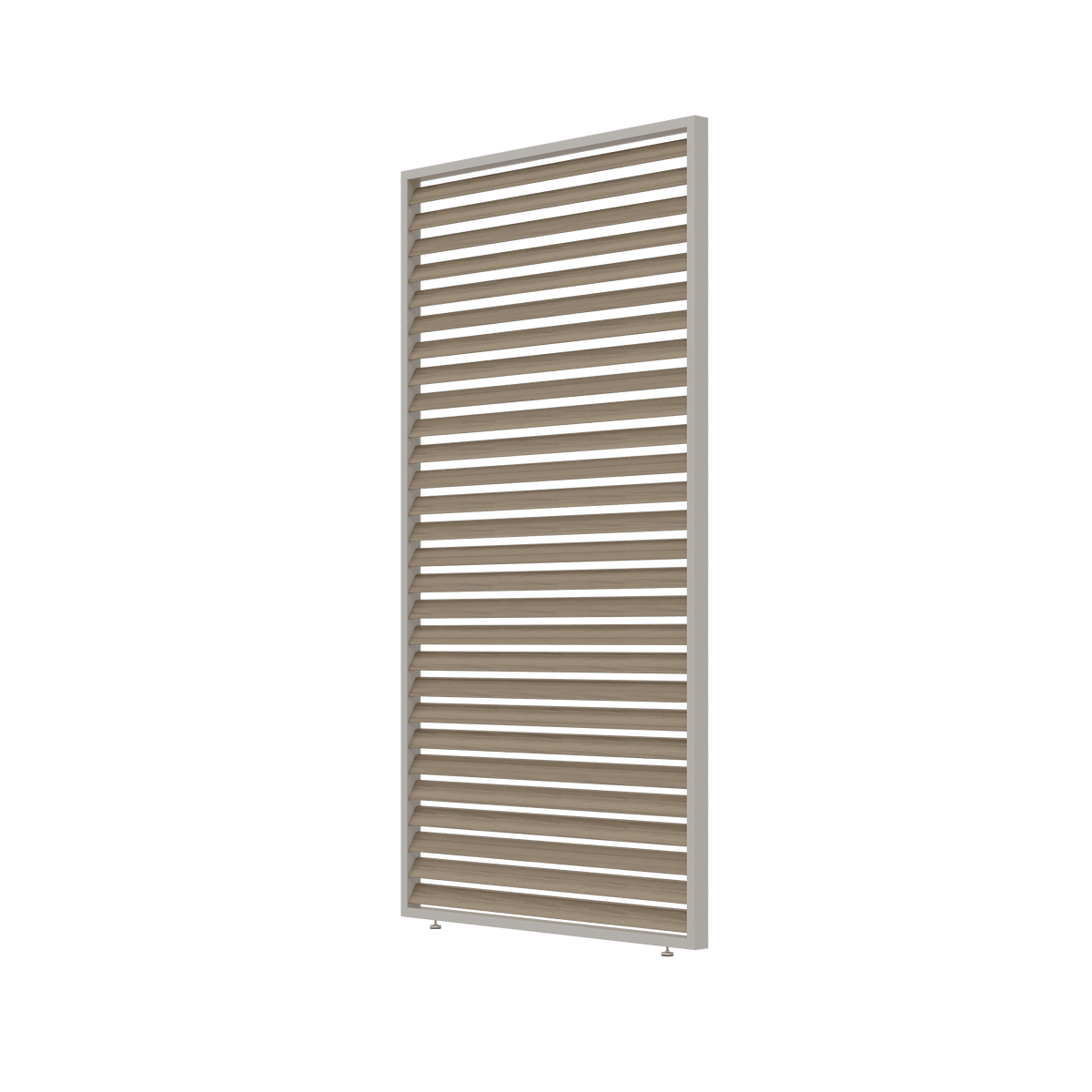 Orion schutterpaneel vast horizontaal 360 cm - Zand/hout