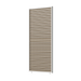 Orion schutterpaneel kantelbaar horizontaal 300 cm - Wit/hout