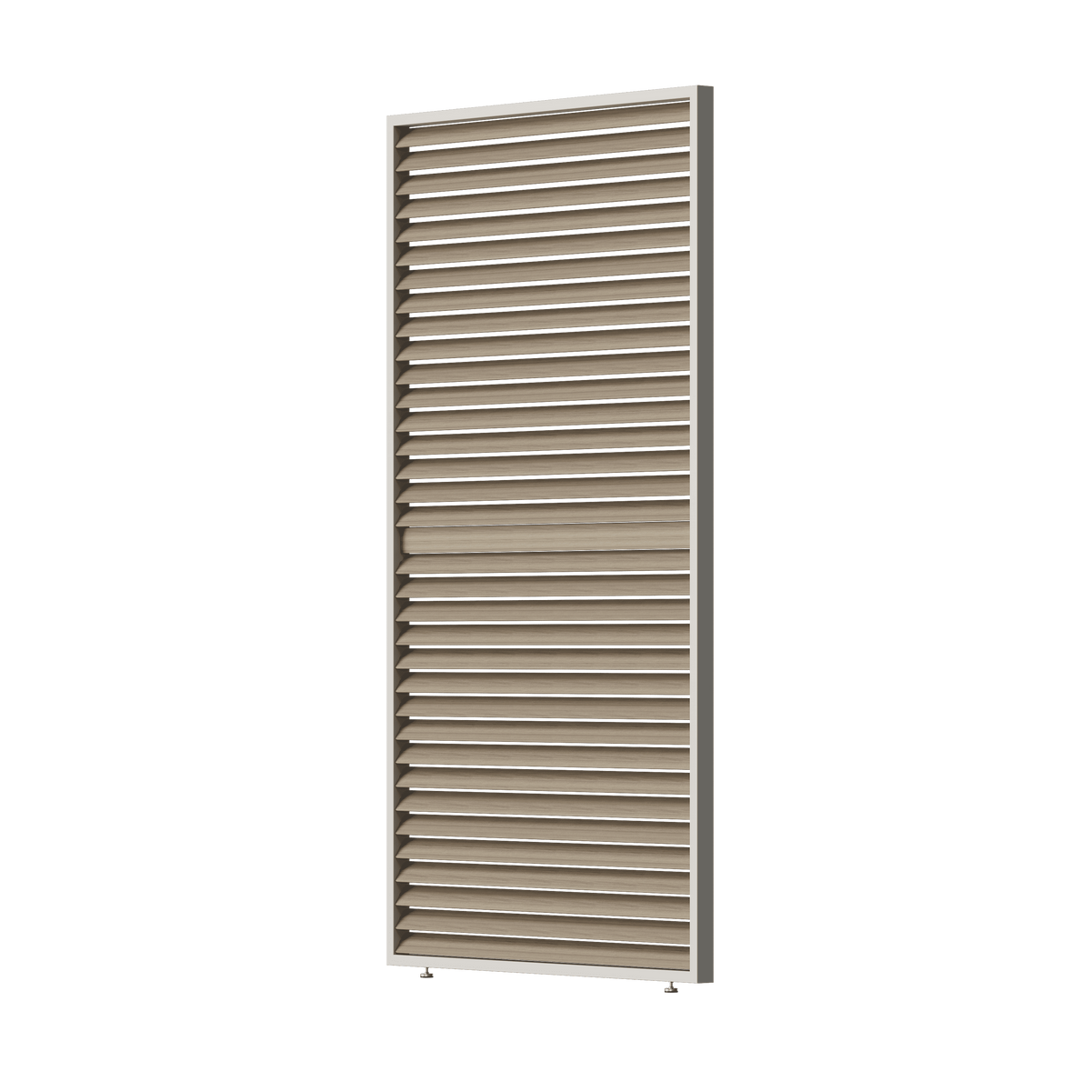 Orion schutterpaneel kantelbaar horizontaal 300 cm - Zand/hout