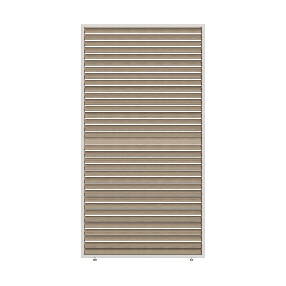 Orion schutterpaneel kantelbaar horizontaal 360 cm - Zand/hout